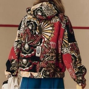 Free People Movement Wild and Free Printed Fleece Pullover Wildflower